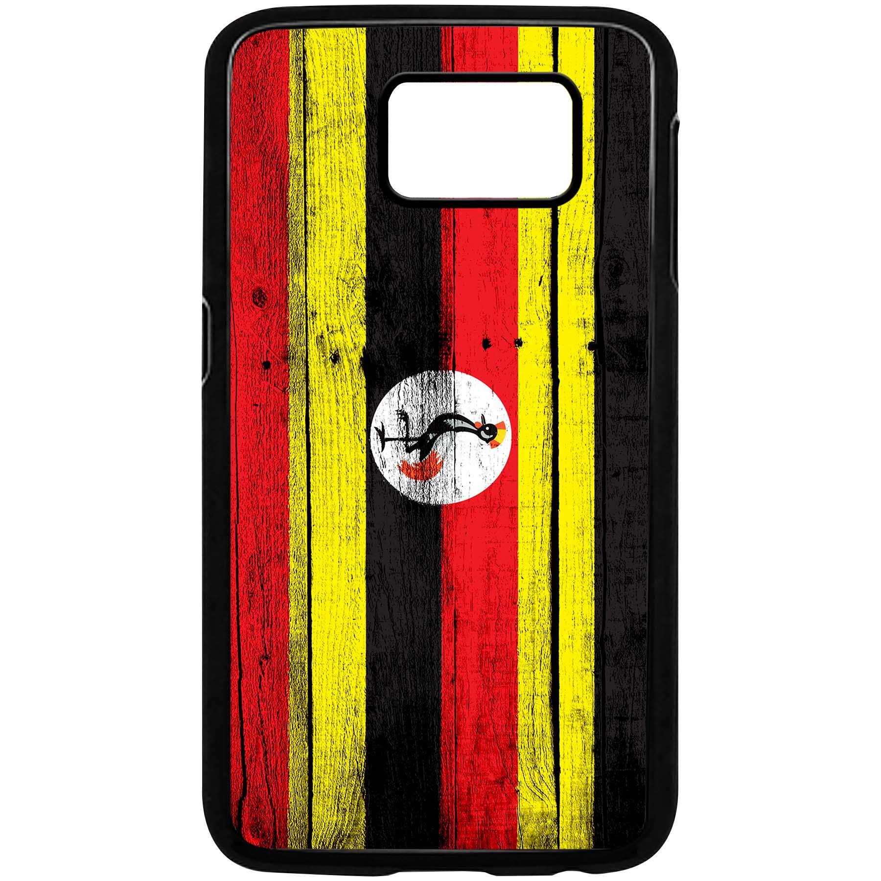 **Samsung Galaxy S9 Phone Case with Uganda Flag Design - Durable Protective Cover for Travel & National Pride**