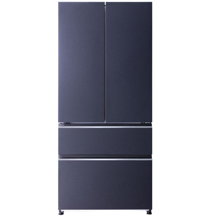 NR Y561HB 515L 4-Door Refrigerator with Sliding Glass Shelves - Energy Efficient Large Capacity Fridge for Home, Kitchen, Restaurant & Office Use