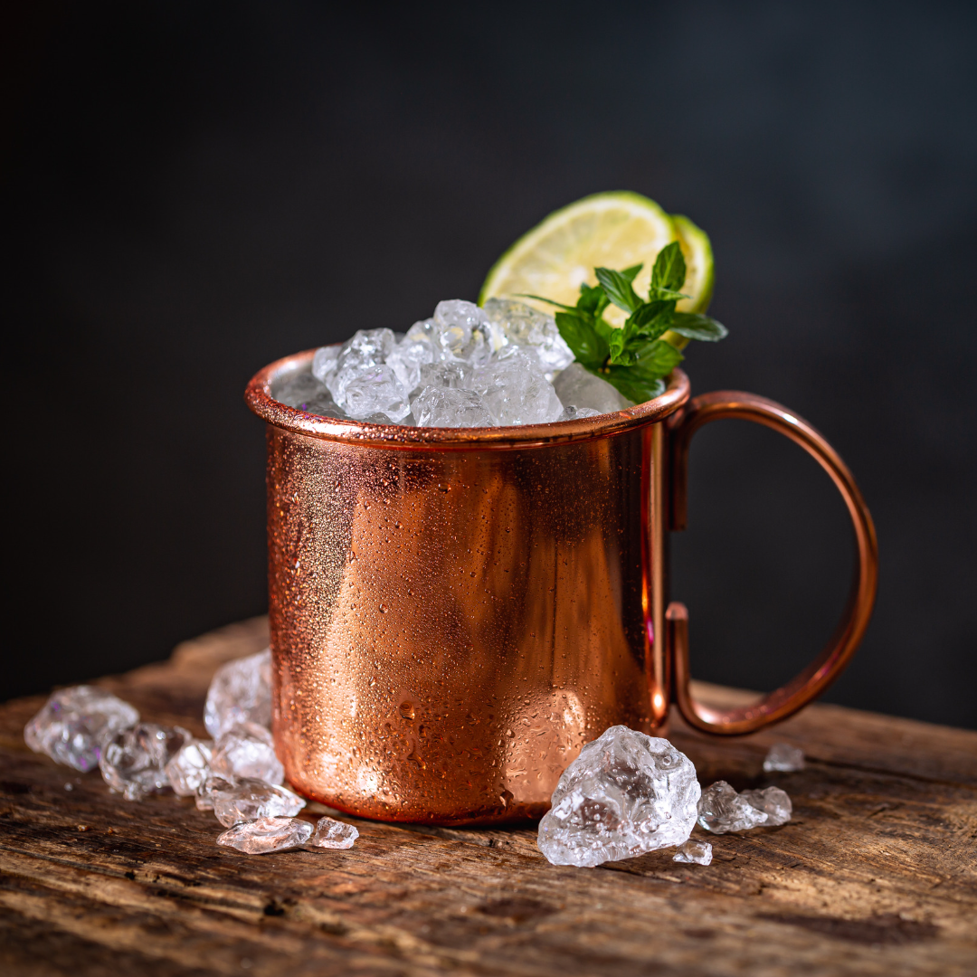 Natural Moscow Mule Cocktail Mixer - Ginger & Lime Flavor (16 fl oz) for Refreshing Summer Drinks, Parties & Home Bars