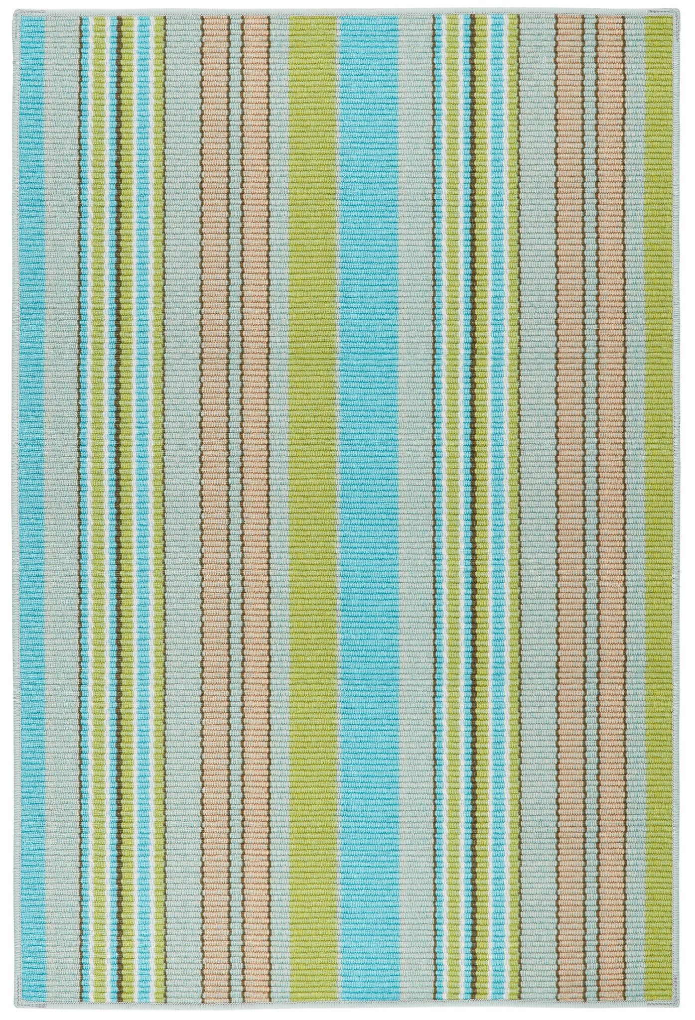 Aquinnah Ticking Machine Washable Rug - Durable & Stylish Indoor/Outdoor Area Rug for Living Room, Bedroom, Patio - Multi-Color & Multi-Pattern Options