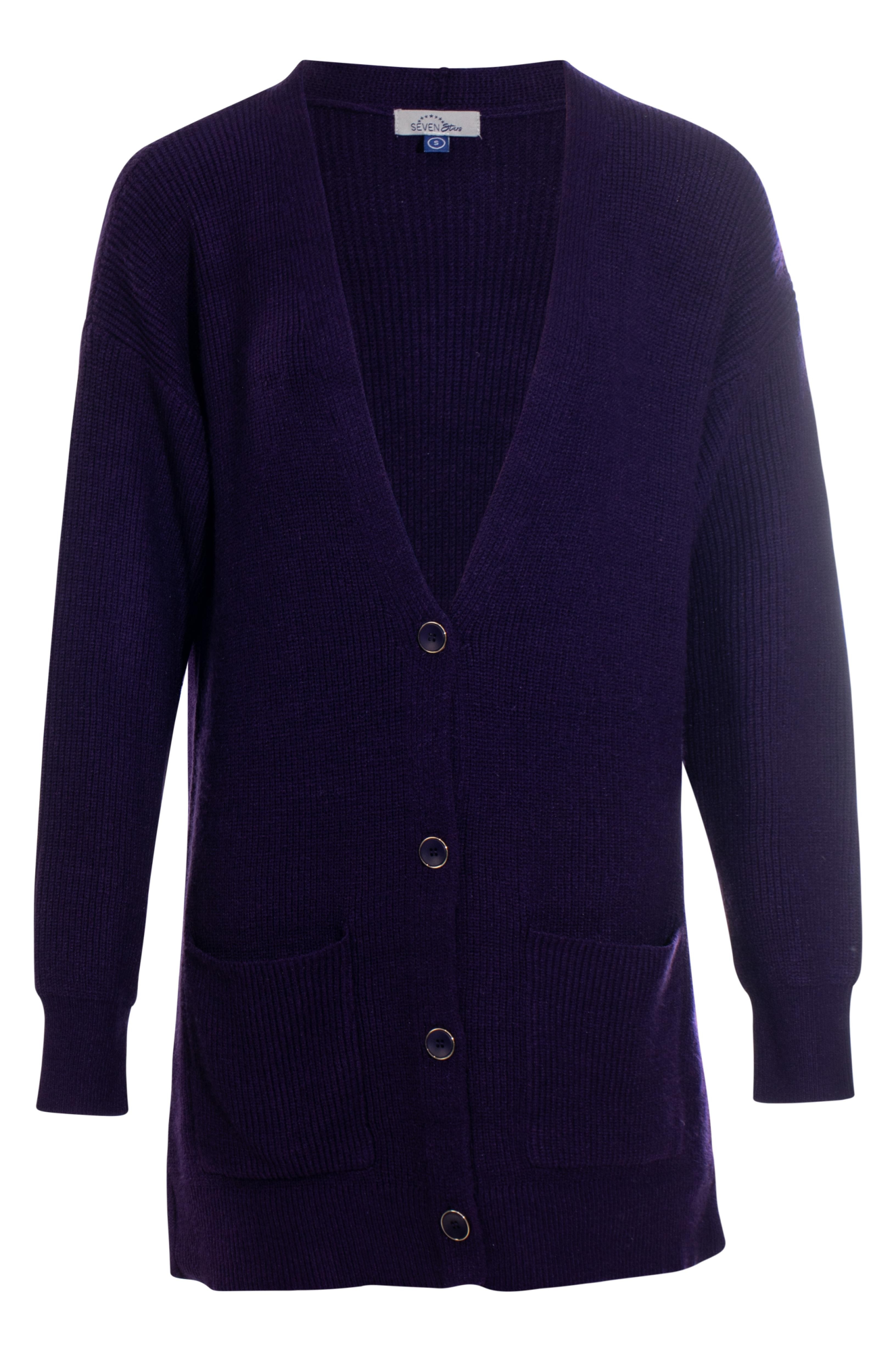 Luxury Long Knit Cardigan for Women | Soft Purple Open Front Sweater | Cozy Fall & Winter Layering | Perfect for Office, Casual Outfits, and Evening Wear