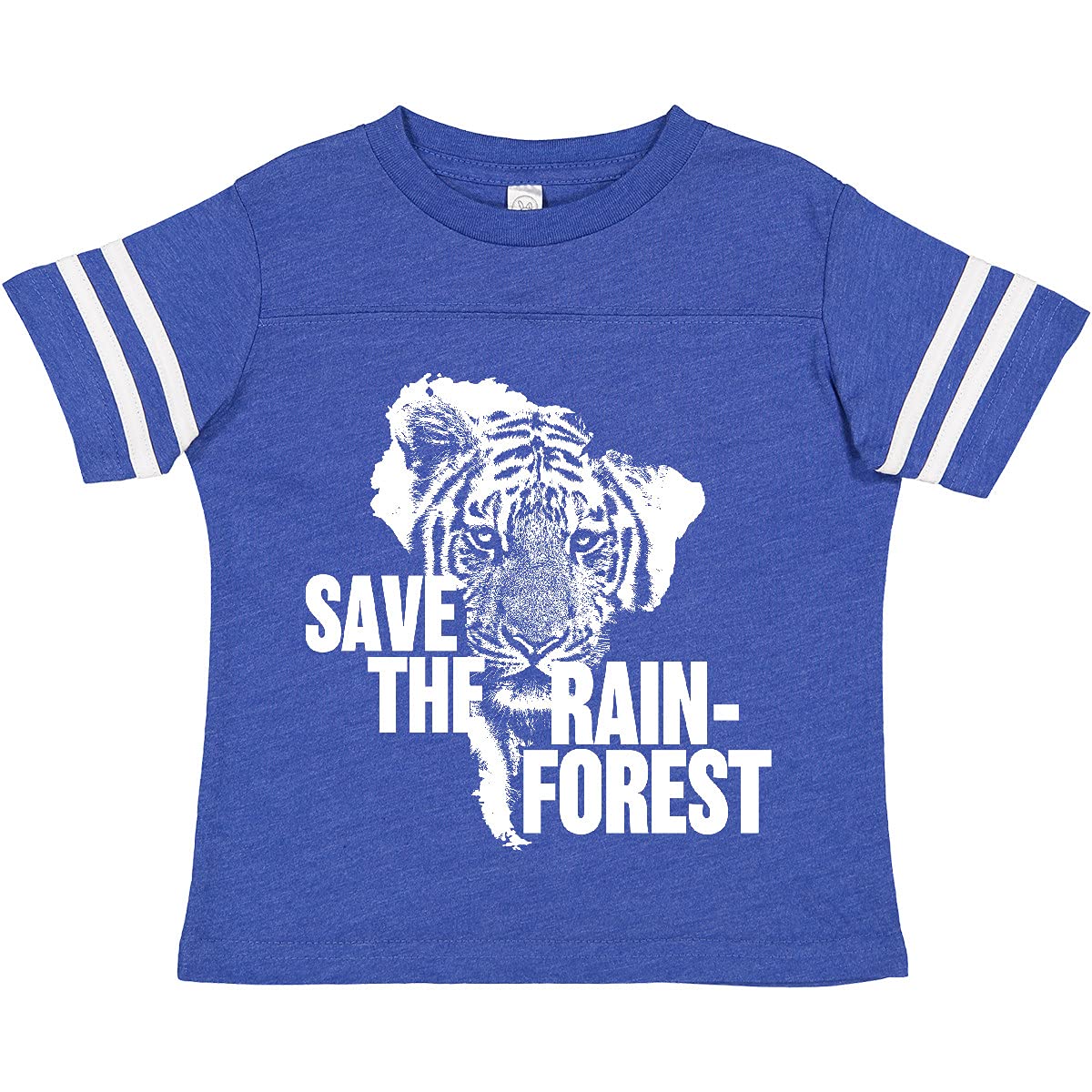 Save The Rainforest Tiger - South America Wildlife Toddler T-Shirt | Cute Eco-Friendly Animal Graphic Tee for Boys & Girls | Perfect for School, Playdates & Nature Outings