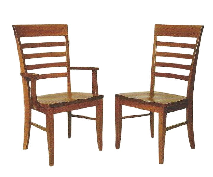Modern Capri Dining Chair - Sturdy Wooden Frame & Comfortable Upholstered Seat - Perfect for Kitchen, Dining Room, and Breakfast Nook - Elegant Home Decor Furniture
