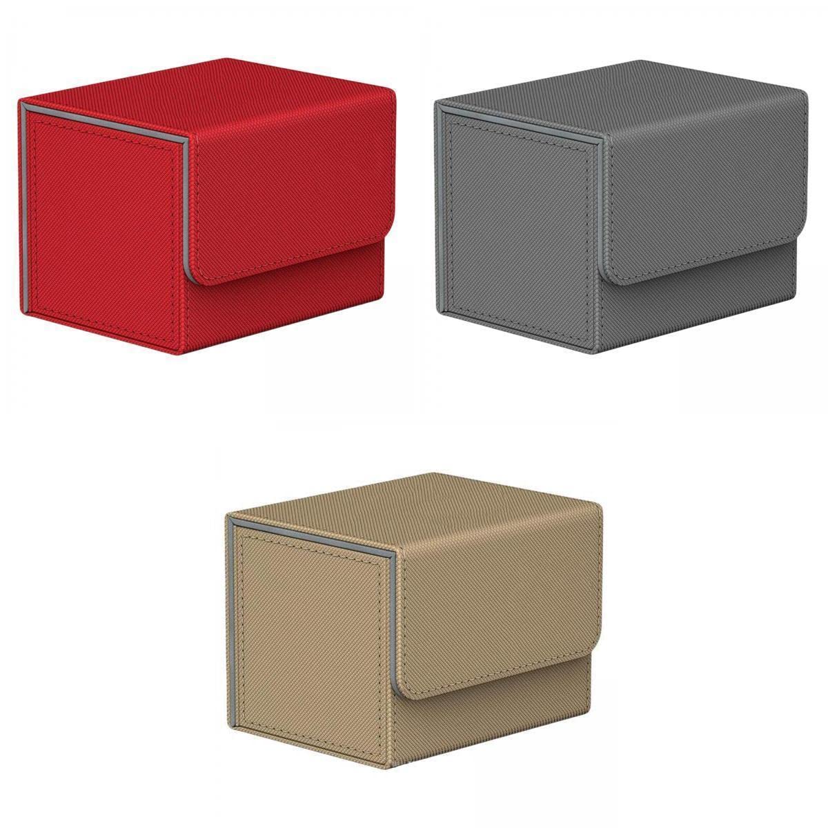 Vaveren 3-Piece Durable MTG Card Deck Box Storage Holder - Waterproof Card Organizer Container for Magic The Gathering, Pokemon, Yu-Gi-Oh TCG Cards - Perfect for Gaming Tournaments & Collectible Card Protection