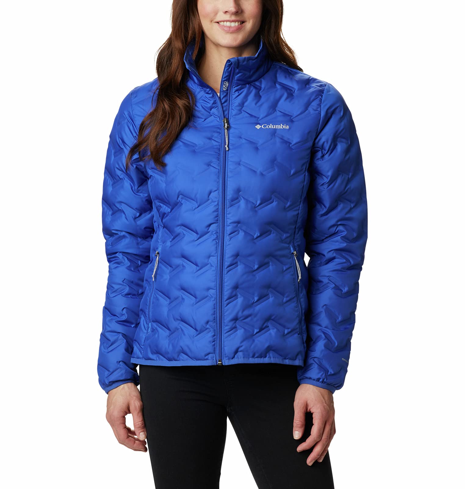 Columbia Women's Delta Ridge Down Jacket - Lightweight Waterproof Winter Coat for Hiking & Outdoor Activities | Warm Insulated Puffer Jacket for Cold Weather Adventures