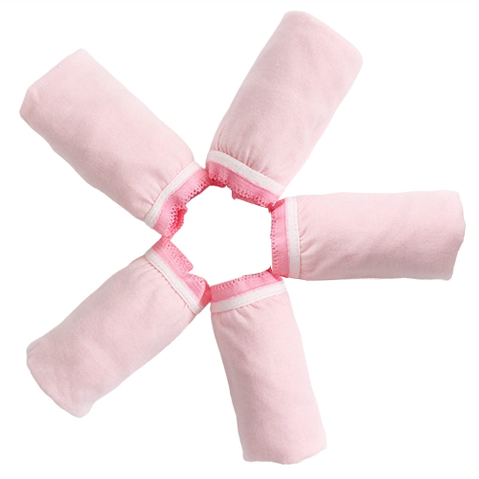 FJL Women's Disposable Underwear - 10 Pack XX-Large Pink Cotton Panties for Travel, Business Trips & Menstrual Period - Soft Breathable Underwear for Hospital, Postpartum & Daily Use
