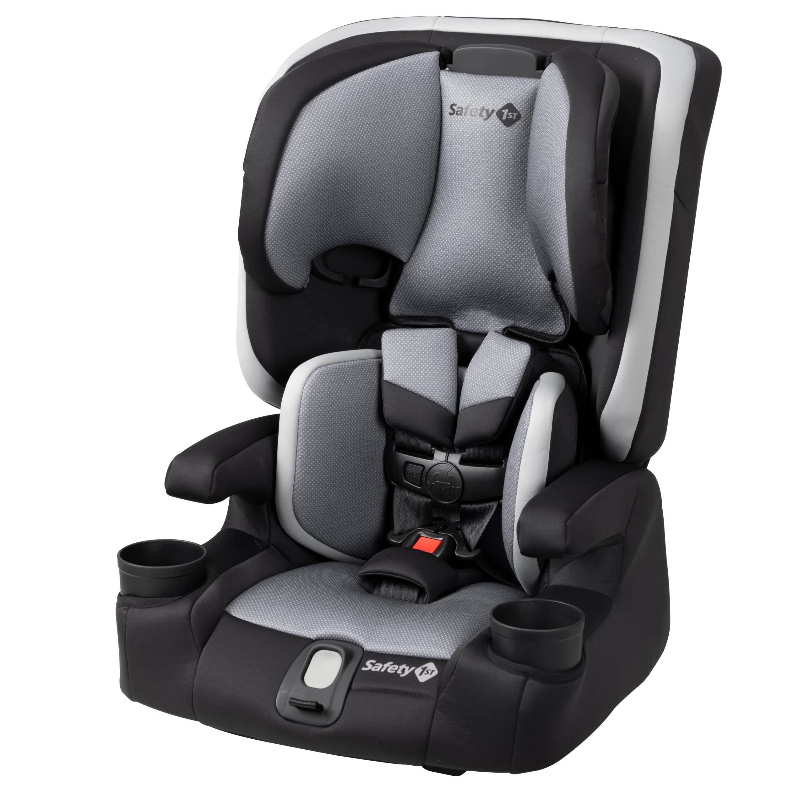 Safety 1st Boost-and-Go All-in-1 Harness Booster Car Seat - 3-in-1 Convertible for Toddlers & Kids (Forward-Facing, Belt-Positioning & Backless Booster) - High Street Design - Perfect for Family Travel & School Carpooling