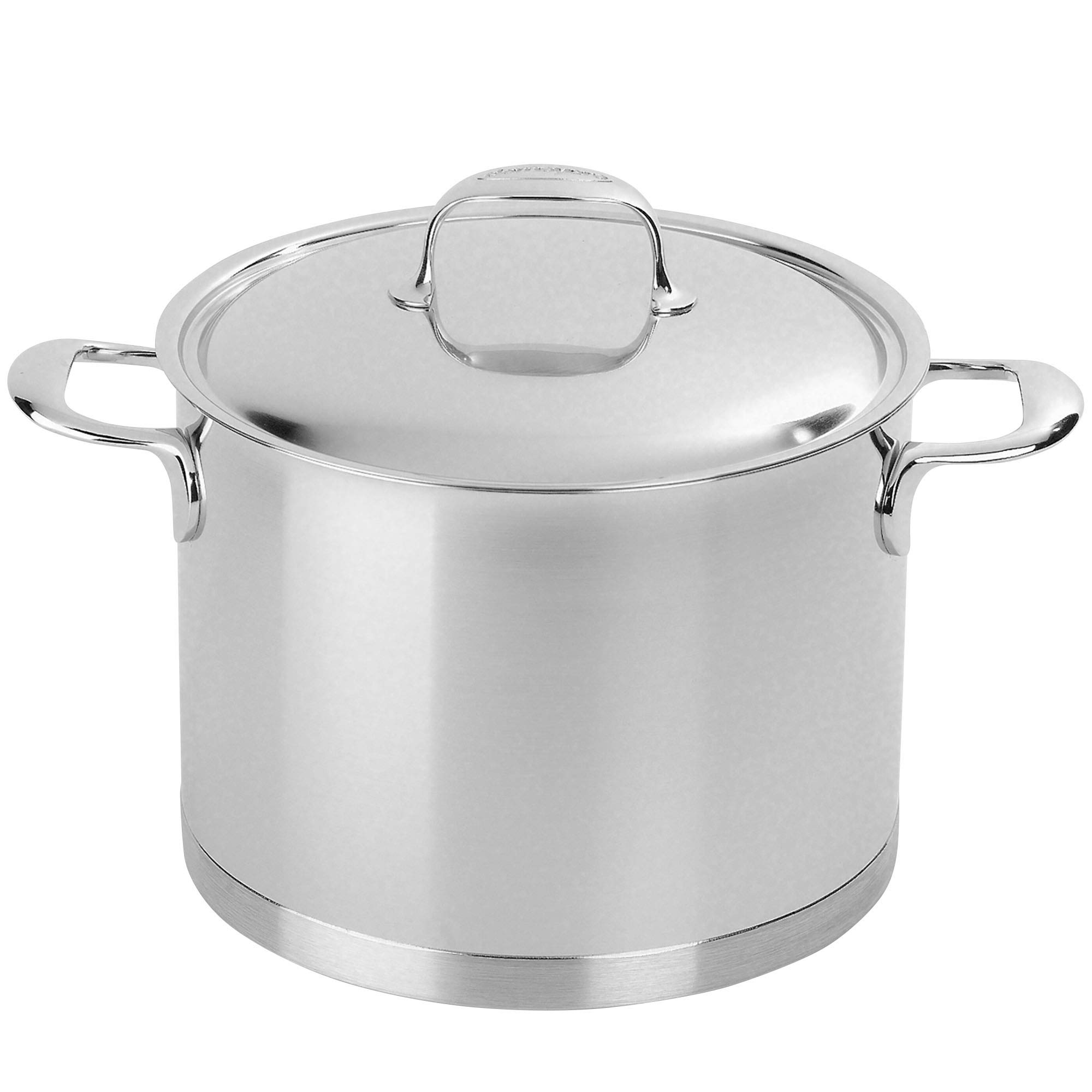 Demeyere Atlantis 7-Ply Stainless Steel Stock Pot 8.5 Quarts Silver - Professional Cooking Pot for Soups, Stews & Pasta | Induction Compatible & Dishwasher Safe