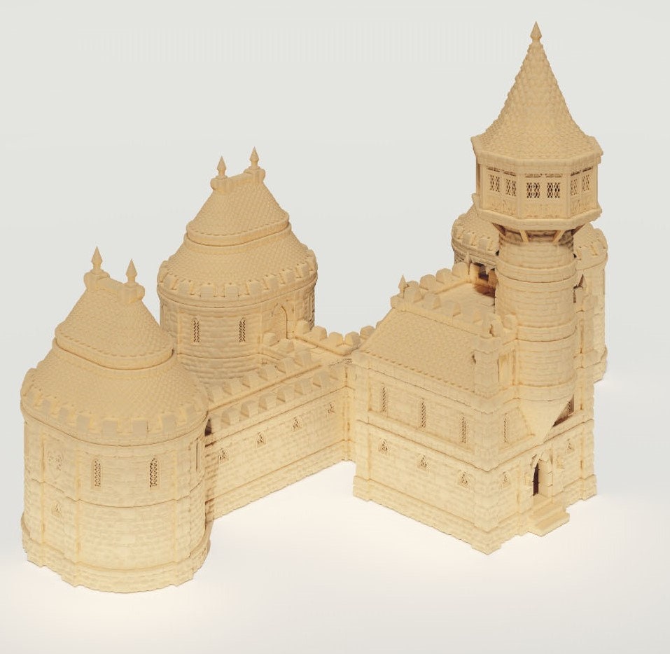 28mm Scale Drennheim Bank & Vault Terrain for Dungeons and Dragons - Perfect for RPG Tabletop Gaming and Miniature Wargaming Scenes