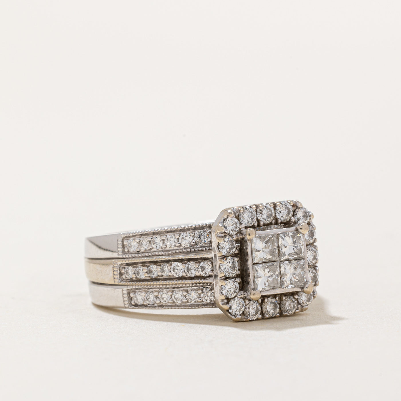1.14ctw Diamond Wedding Ring Set for Women - Size 6.75 | Elegant Bridal Jewelry for Engagement & Anniversary Gifts | Perfect for Proposals, Weddings & Special Occasions