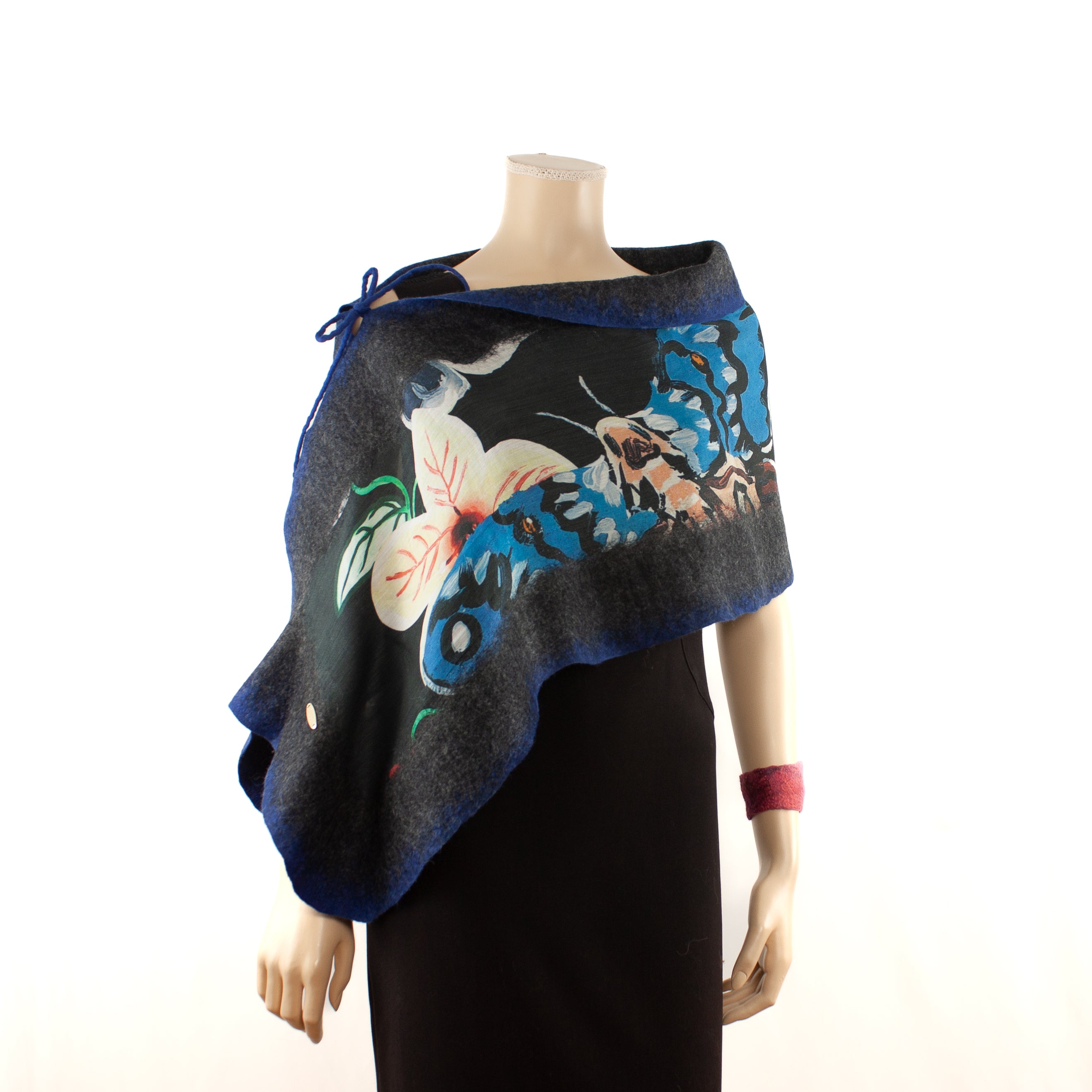 Elegant Linked Butterfly Scarf #152 - Stylish 18-Inch Fashion Accessory for Women, Perfect for Parties, Weddings & Everyday Wear
