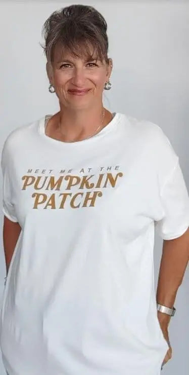 Meet Me At The Pumpkin Patch - Fall Decor, Thanksgiving & Halloween Home Decorations - Perfect for Autumn Parties, Farmhouse Decor & Seasonal Photo Backdrops