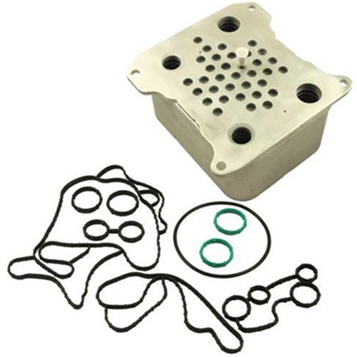 Ford Powerstroke 6.4L Oil Cooler Kit (2008-2010) - High Performance Engine Cooling System - Perfect for Heavy Duty Towing & Off-Road Use - DK Engine Parts