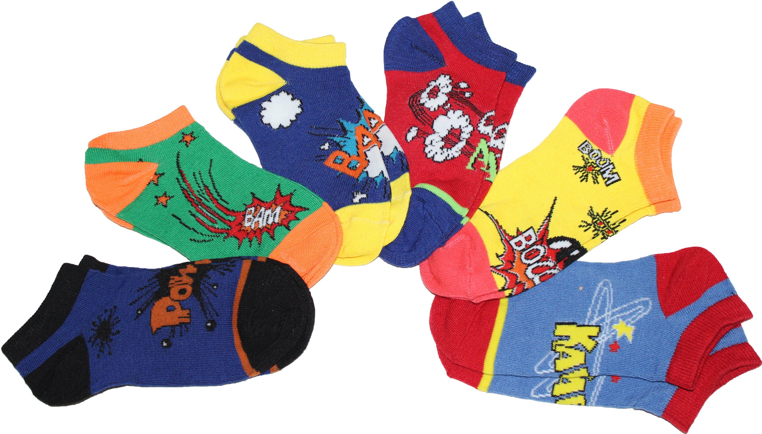 6-Pack Women's Pow Wow Anklet Socks - Comfortable & Stylish Low-Cut Socks for Casual Wear, Yoga, and Everyday Use