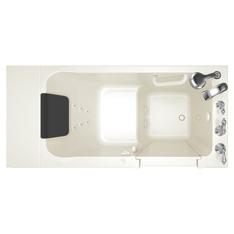 3051 Series 30W x 51L Acrylic Walk-In Whirlpool Bathtub with Right Hand Drain & Faucet - Perfect for Spa-Like Relaxation at Home, Ideal for Elderly & Mobility-Impaired Users