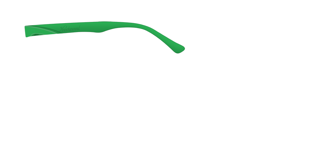 Knockaround Paso Robles Sunglasses - Custom Arm Design in Kelly Green - Perfect for Outdoor Activities, Sports, and Casual Wear