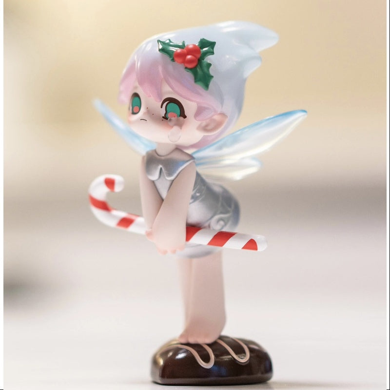 AZURA Warm Christmas Series Silver Bell Fairy Ornament - Perfect for Holiday Tree Decorations, Gift Wrapping & Festive Home Decor