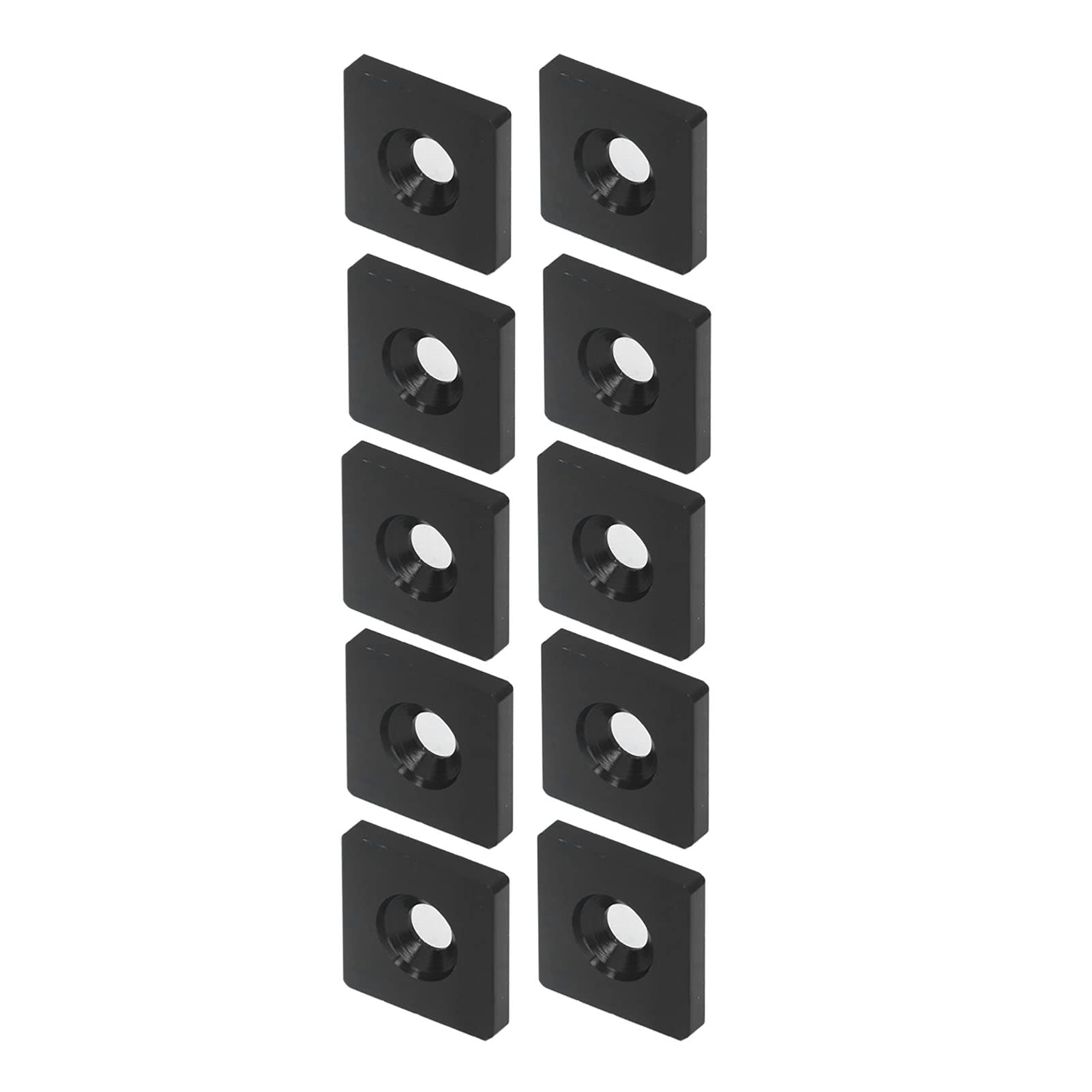 10Pcs Black 3D Printer Channel System End Caps - Durable Single Hole Profiles for Easy Fixing & Wide Use | Perfect for 3D Printing Projects & DIY Enclosures