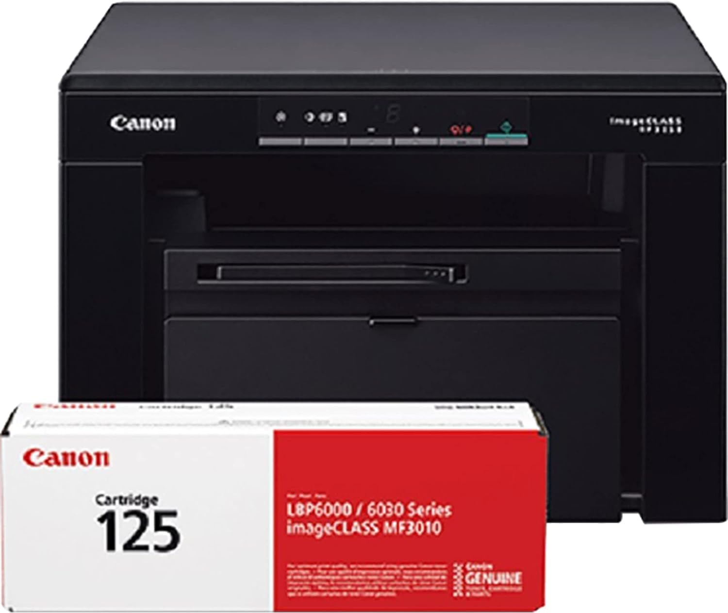 Canon imageCLASS MF3010 Wireless All-in-One Laser Printer - Print, Copy, Scan for Home Office & Small Business Use