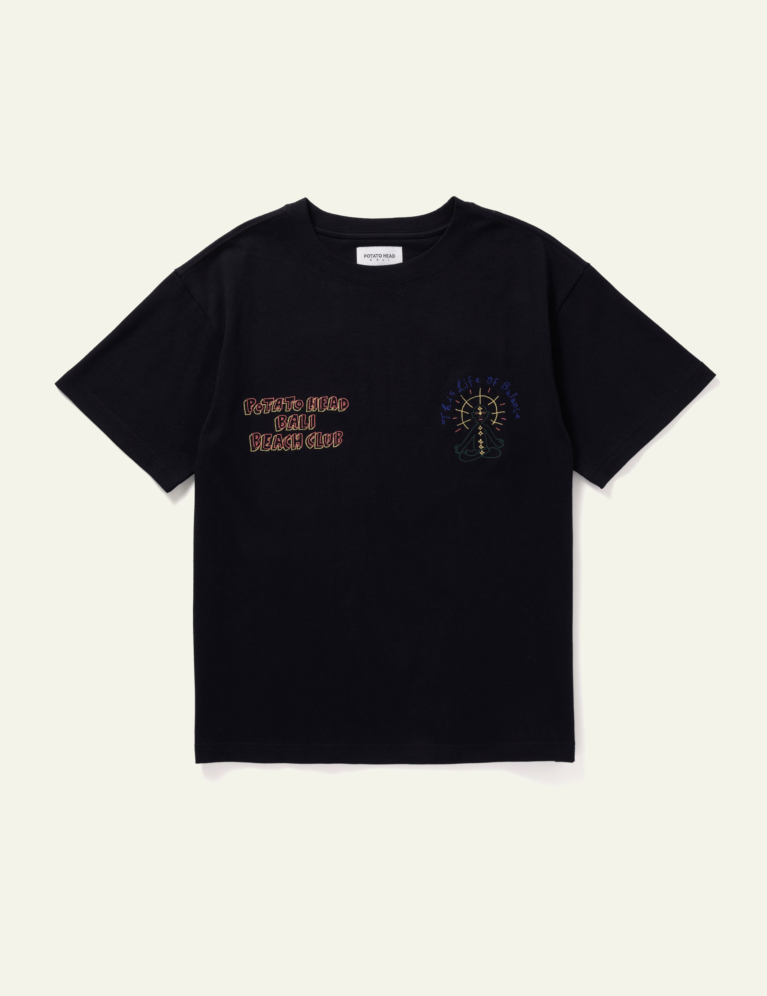Bali Short Sleeve Printed T-Shirt for Men - Comfortable Cotton Casual Tee (Black) - Perfect for Beach Vacation, Summer Outfits and Daily Wear