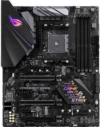 ASUS ROG STRIX B450-F Gaming Motherboard - AMD AM4 Socket, DDR4, PCIe 3.0, M.2, RGB Lighting - Upgrade from A320M-K | Perfect for PC Gaming, Streaming & Content Creation