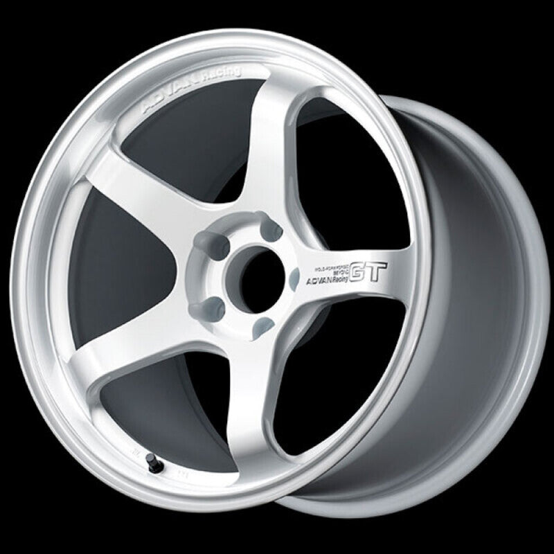Advan GT Beyond 18x9.5 +45 5x100 Racing White Wheel - High Performance Lightweight Alloy Wheels for Track Racing & Street Driving