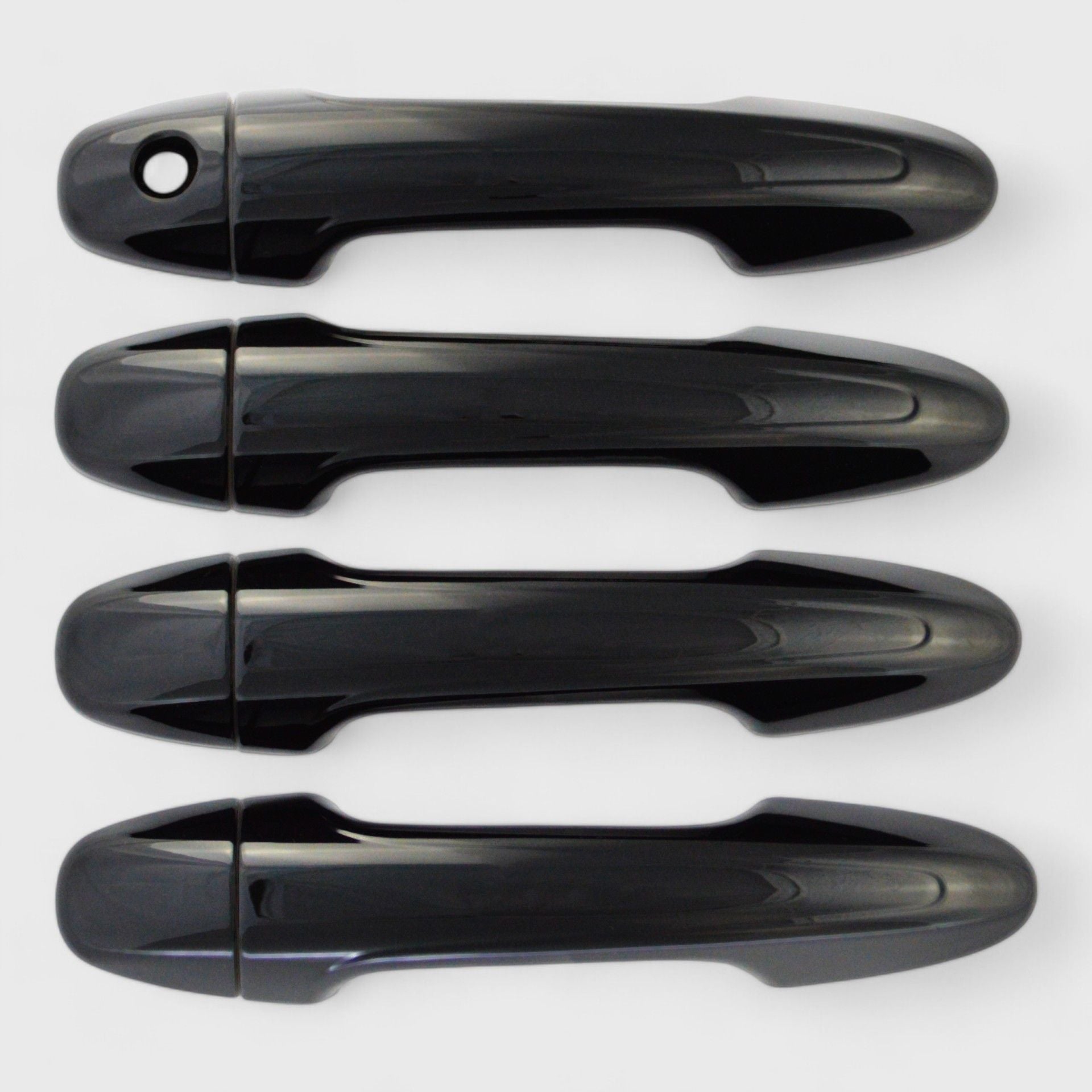 Gloss Black Chrome Delete Door Handle Cover with Keyless Entry Sensors - DH6320BLK | Upgrade Your Car's Exterior Style & Security for Modern Vehicles