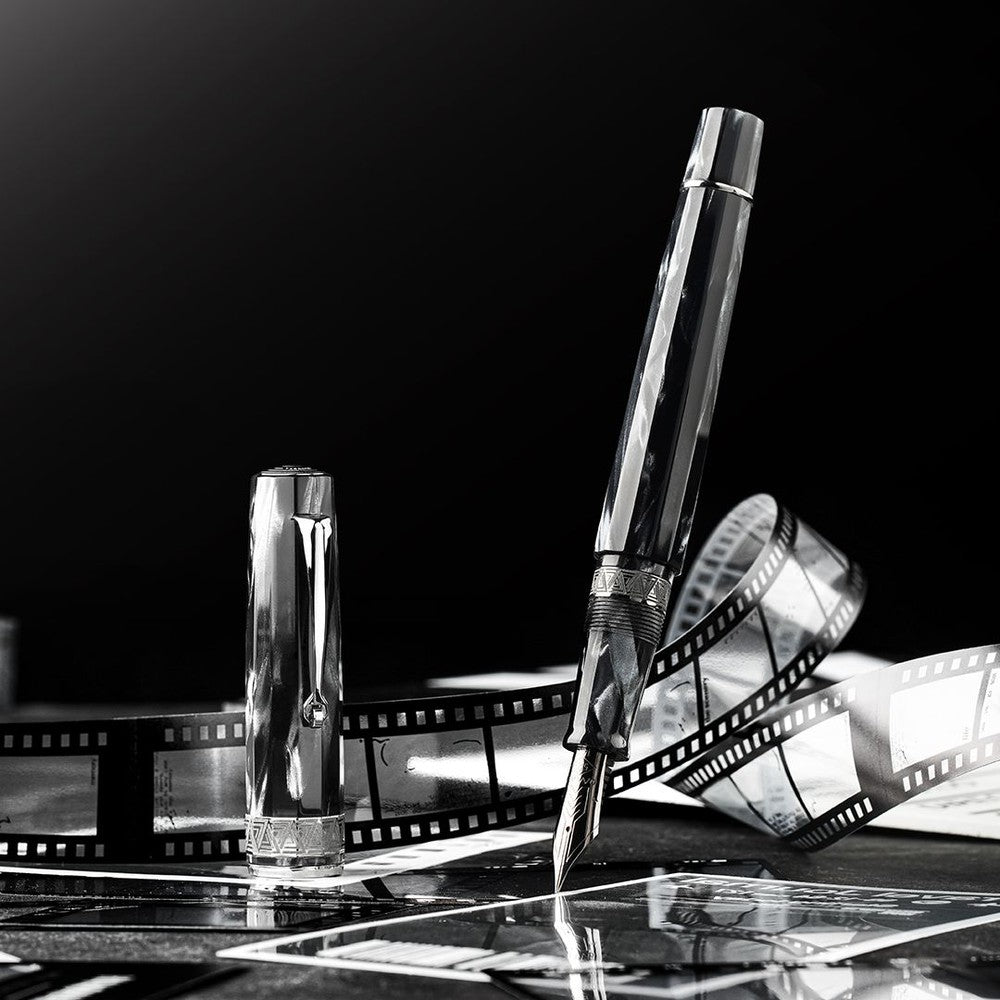 Omas Paragon Fountain Pen - Premium Grigio Perla Luxury Writing Instrument for Professionals & Collectors | Perfect for Signatures, Calligraphy & Gifting