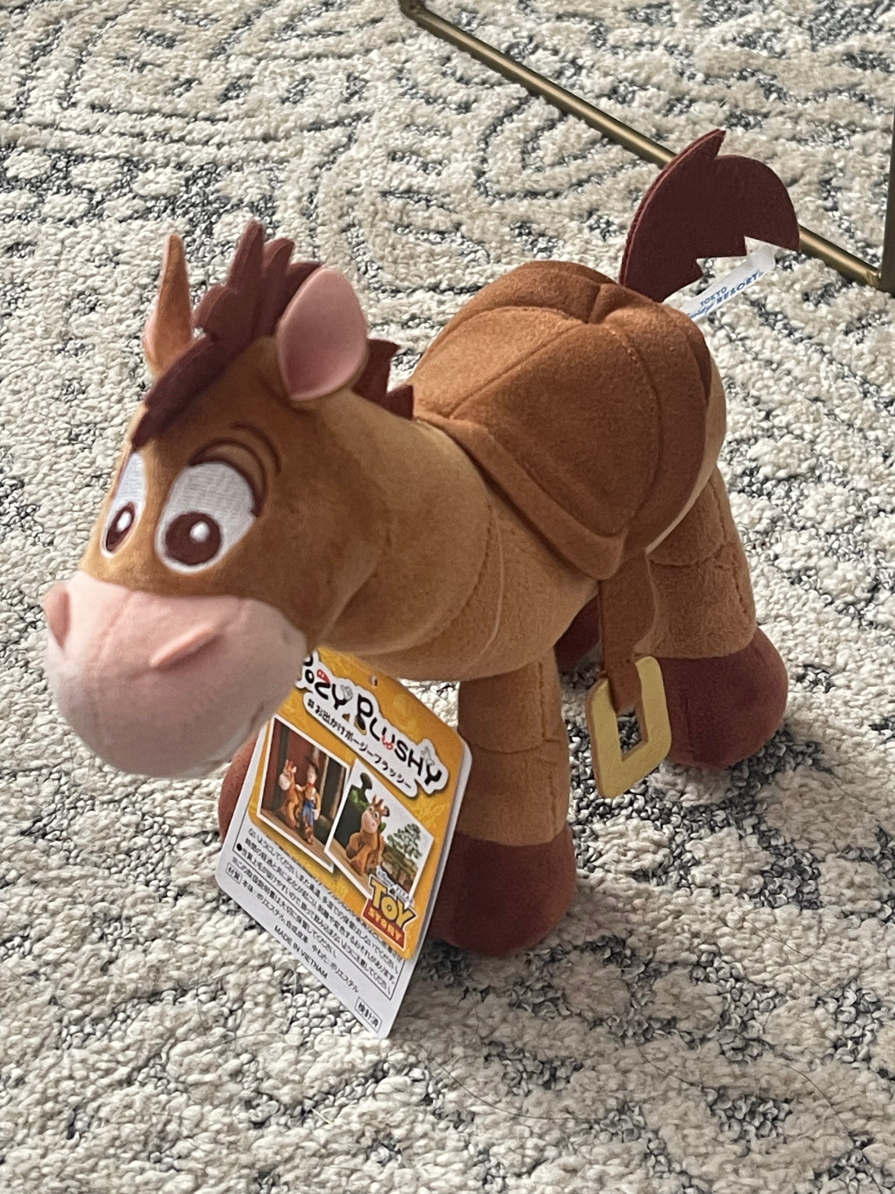 Official Tokyo Disney Toy Story Bullseye Plush - Soft & Cuddly Stuffed Animal for Kids, Perfect for Disney Fans, Gifts, and Bedroom Decor