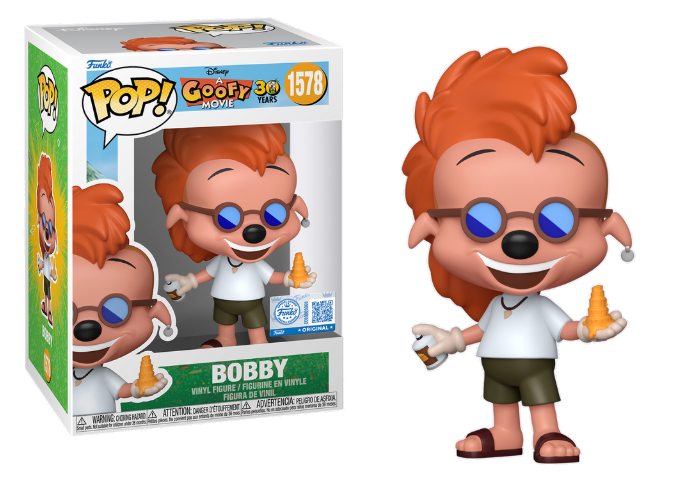 Funko Pop! Disney's A Goofy Movie - Bobby Zimuruski Vinyl Figure | Collectible Toy for Disney Fans & Movie Lovers | Perfect for Display, Gifts, and Pop Culture Collections