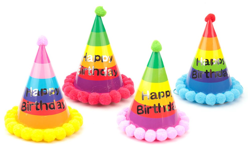 Colorful Party Cone Birthday Hats for Kids & Adults - Fun Celebration Accessories for Birthdays, Festivals & Special Events