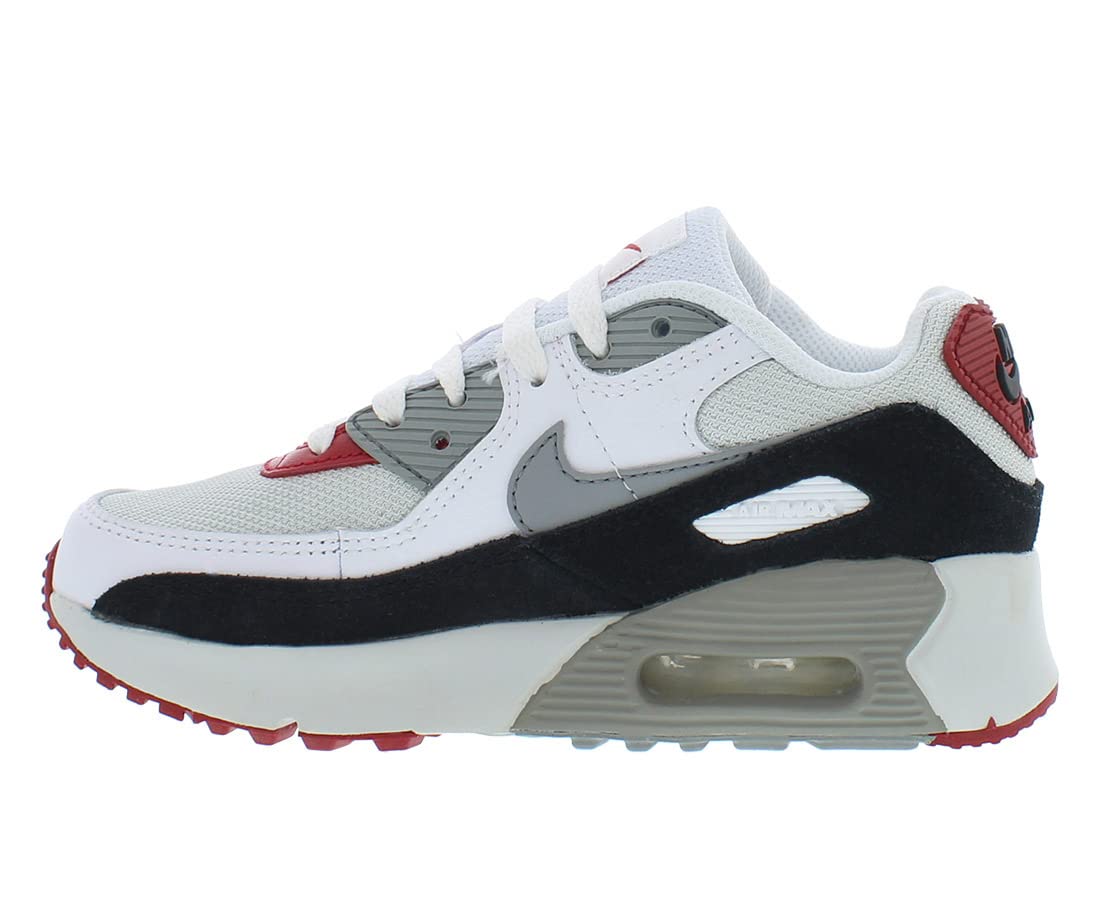 Nike Air Max 90 LTR Kids' Running Shoes - Photon Dust/Particle Grey (CD6867-019) | Lightweight & Comfortable Sneakers for Boys & Girls - Perfect for School, Sports & Everyday Wear
