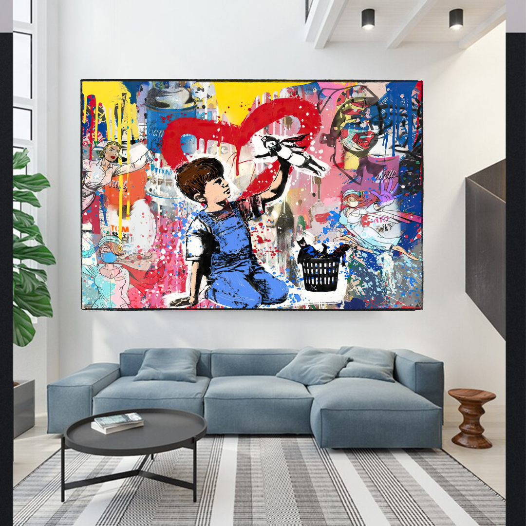 Banksy Life is Beautiful Art Collection - Limited Edition Street Art Prints for Home & Office Decor | Perfect for Urban Art Lovers & Modern Interior Design