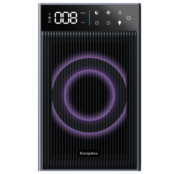 EPU3320C 4-in-1 Air Purifier with HEPA Filter - Quiet Home Air Cleaner for Allergies, Pets, Smoke & Dust - Perfect for Bedroom, Living Room, and Office Use