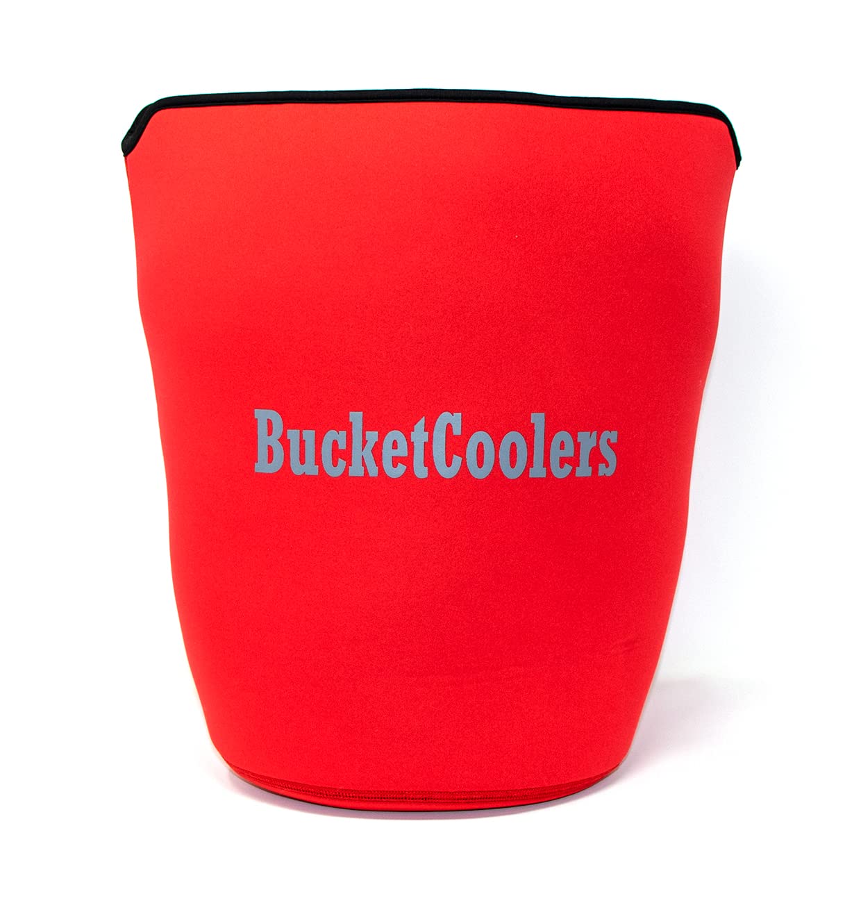 5 Gallon Bucket Cooler with 7mm Neoprene Sleeve - Insulated Beer & Beverage Chiller for Camping, Tailgating & Outdoor Parties (Red)