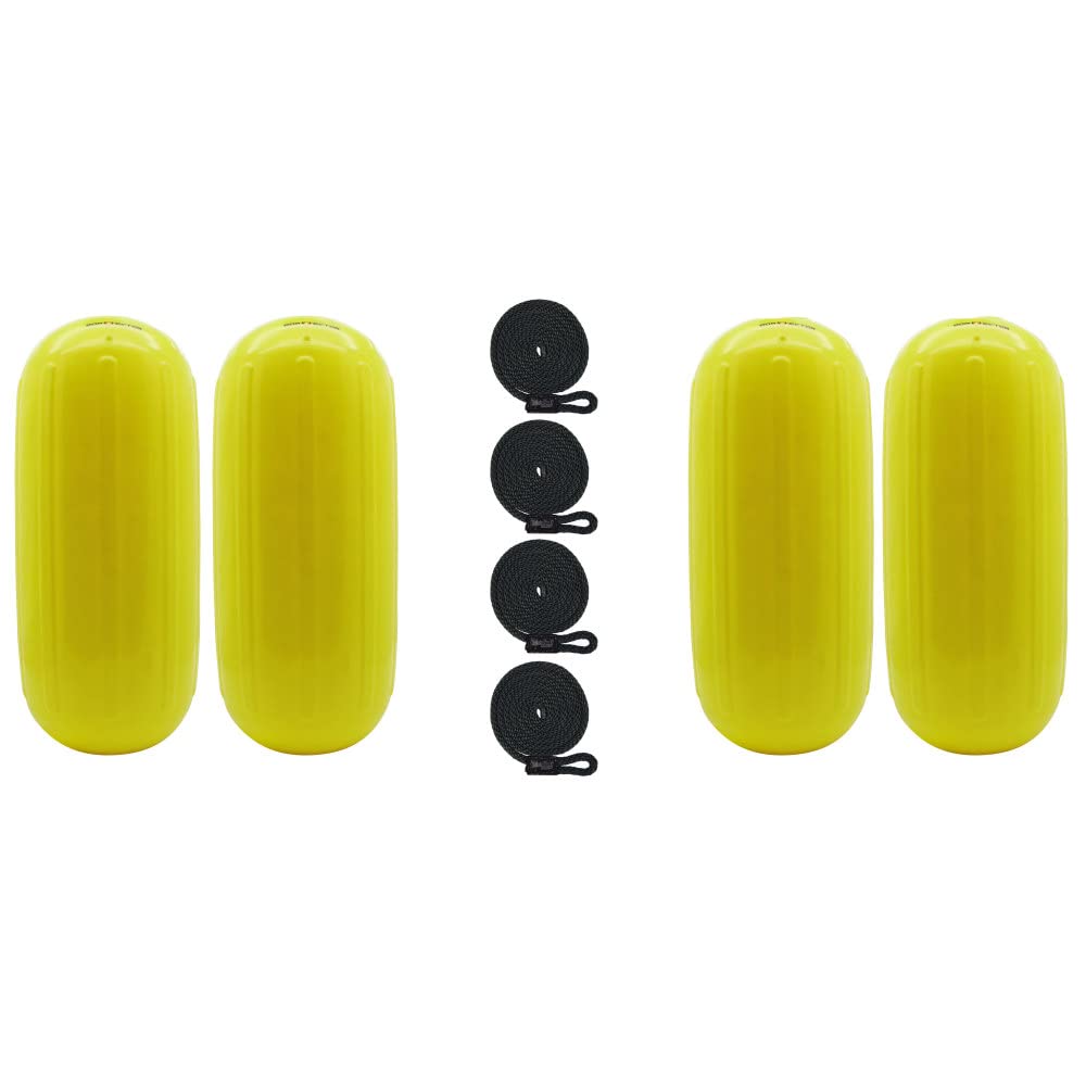 Extreme Max 3006.7718.4 BoatTector HTM Inflatable Fender Value 4-Pack - 6.5