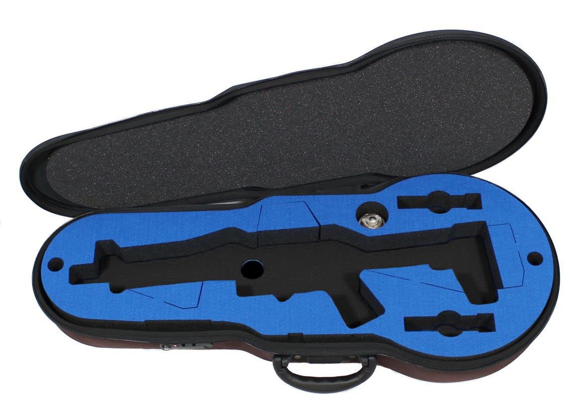Peak Case PSA AK-V Multi Gun Violin Case - Durable Brown Protective Storage for AK-V, Rifles & Firearms | Perfect for Gun Enthusiasts, Range Transport & Secure Home Storage