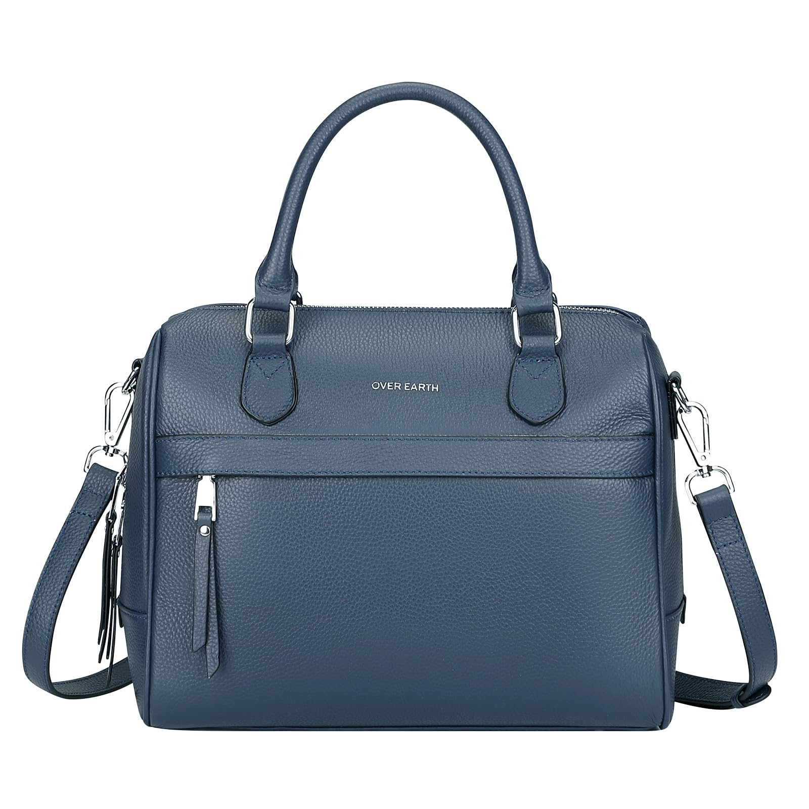 Genuine Leather Satchel Handbag for Women - Top Handle & Crossbody Purse - Stylish & Durable Ladies Shoulder Bag for Work, Travel & Everyday Use