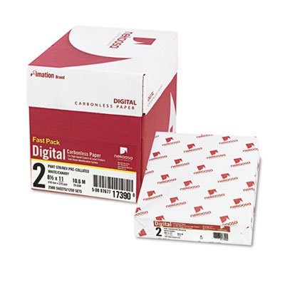 Fast Pack Digital Carbonless Paper 8.5 x 11 Inches - White/Canary Copy Paper for Receipts, Invoices & Forms | Perfect for Office, Retail & Restaurant Use