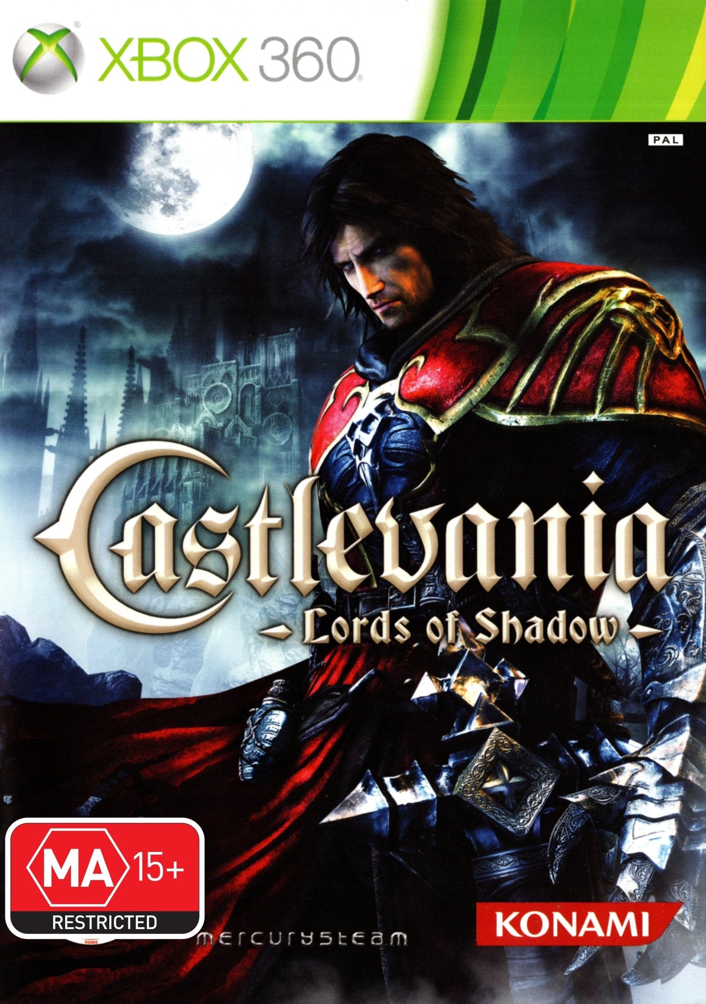 Castlevania: Lords of Shadow - Xbox 360 Game (PAL Version) | Action-Adventure Horror Game for Xbox 360 | Perfect for Gothic Fantasy Gaming Nights