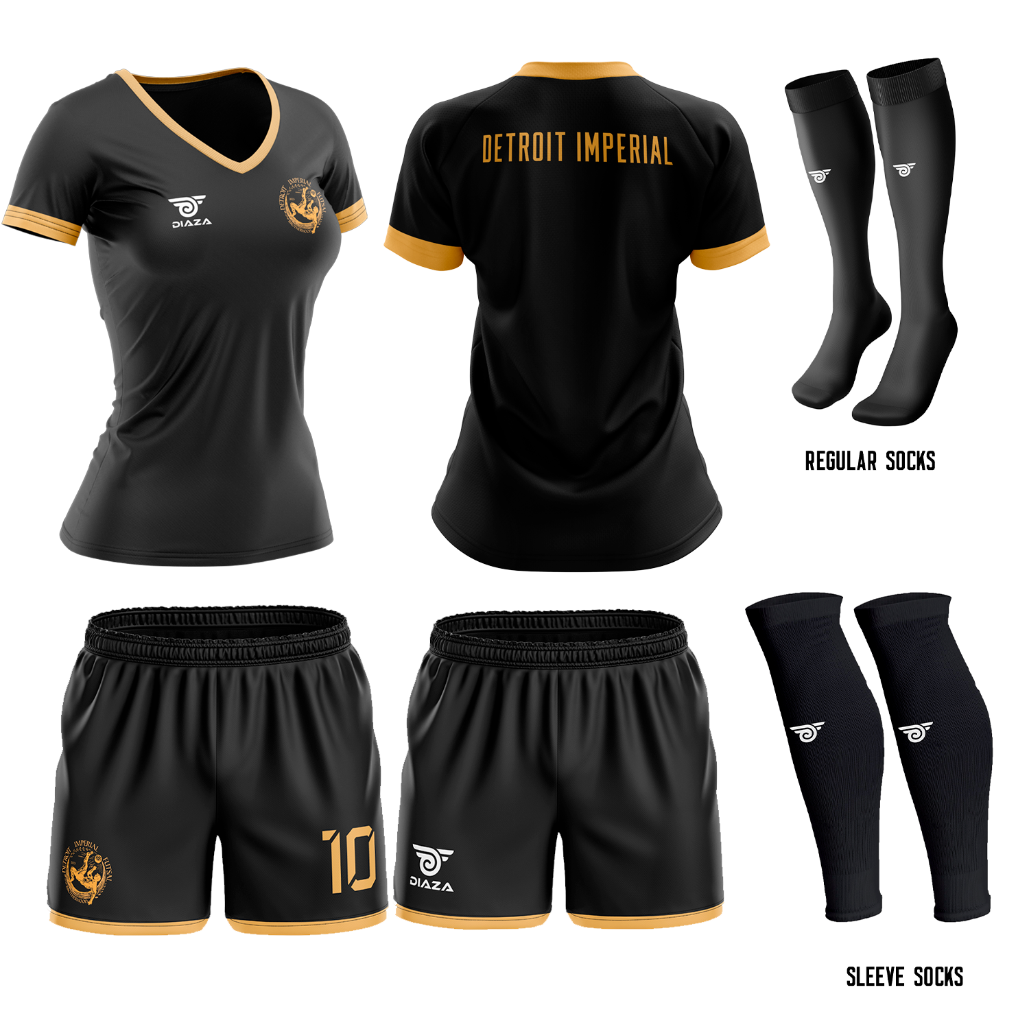 Detroit Imperial Women's Soccer Goalkeeper Home Jersey – Perfect for Matches, Training & Fan Support