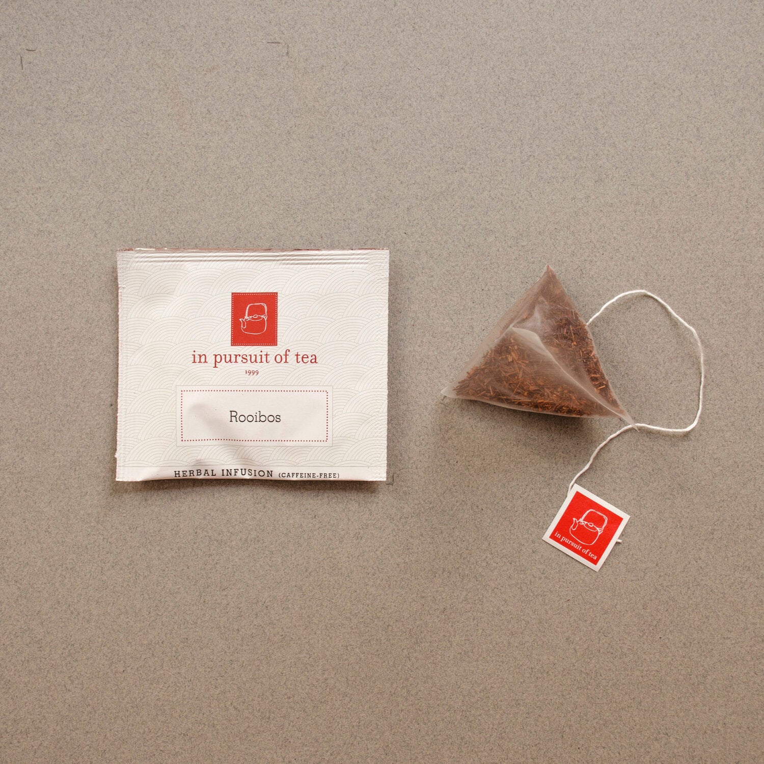 Organic Rooibos Tea Bags - Caffeine-Free Herbal Tea, Rich in Antioxidants - Perfect for Relaxation, Detox & Immune Support