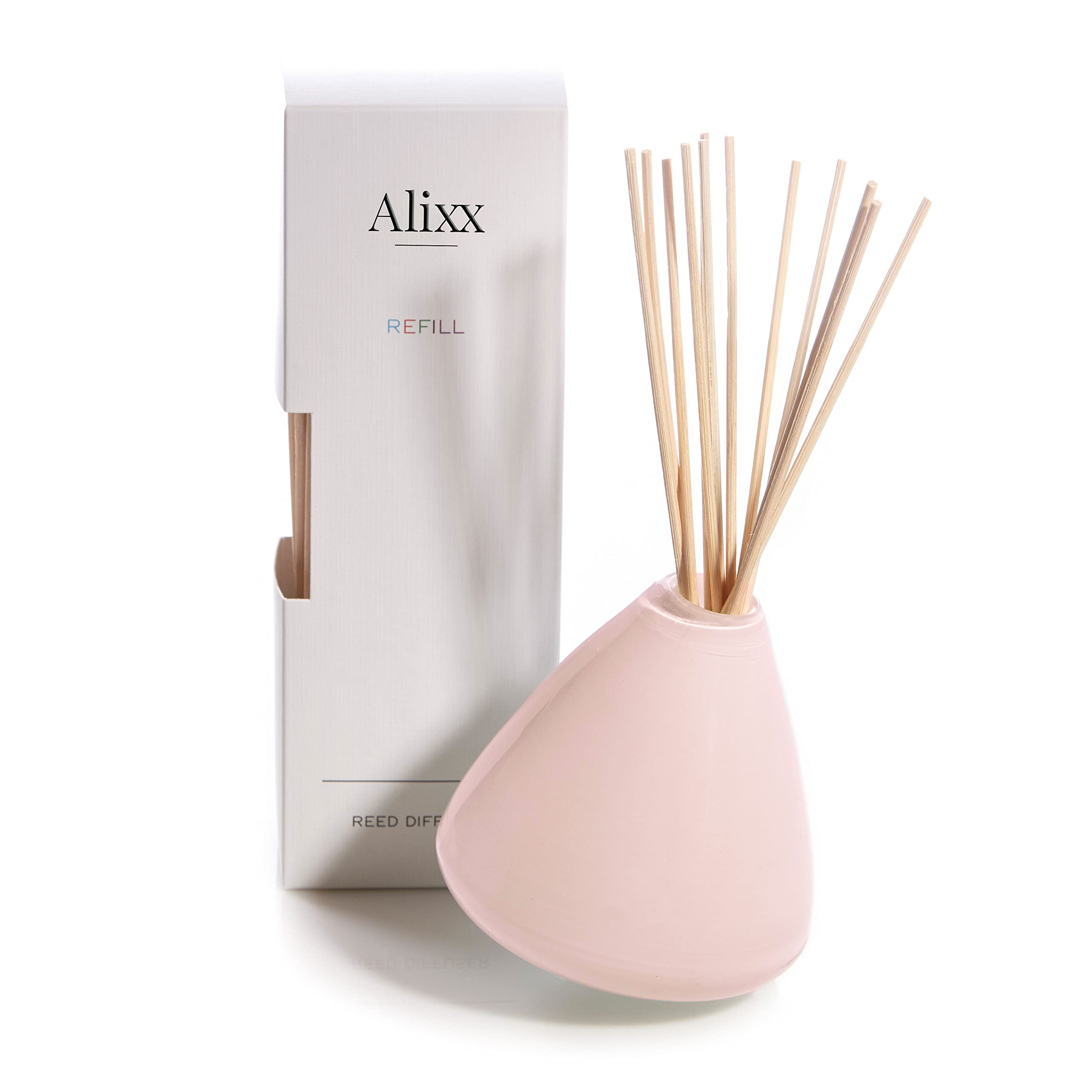 Premium Jasmine & Rose Scented Essential Oil Diffuser Set - Glass Aromatherapy Diffuser for Home, Office, Spa & Yoga Relaxation