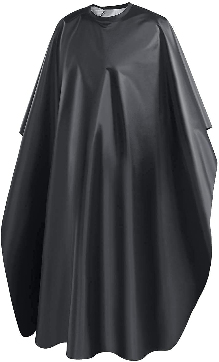 DEXO Professional Hair Cutting & Coloring Cape for Men & Women - Salon & Home Use - Full-Length Black Barber Cape (1 Pack) - Perfect for Haircuts, Hair Dyeing & Styling Services