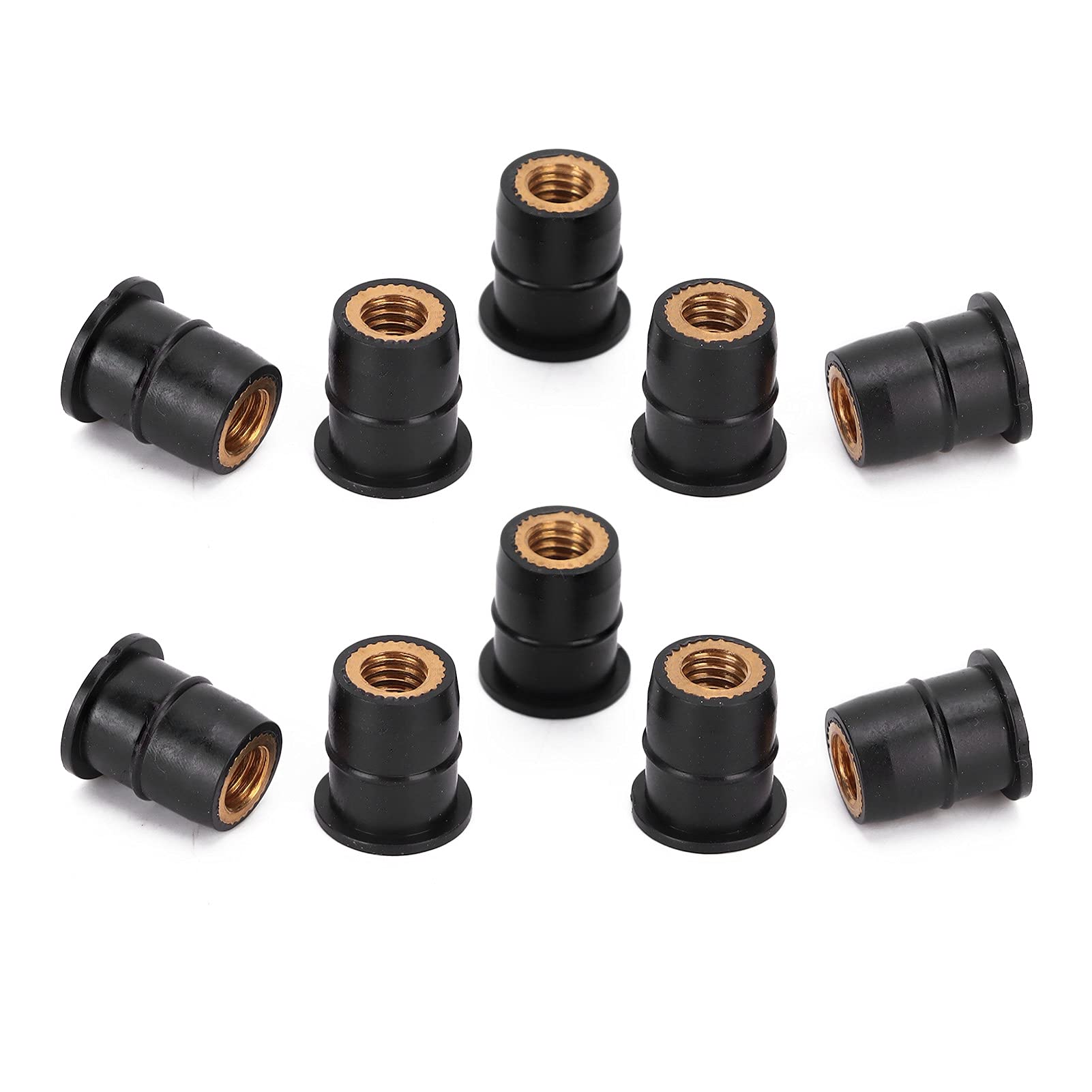 Cosiki Rubber Well Nut - Secure Motorcycle Windscreen for Safe Riding