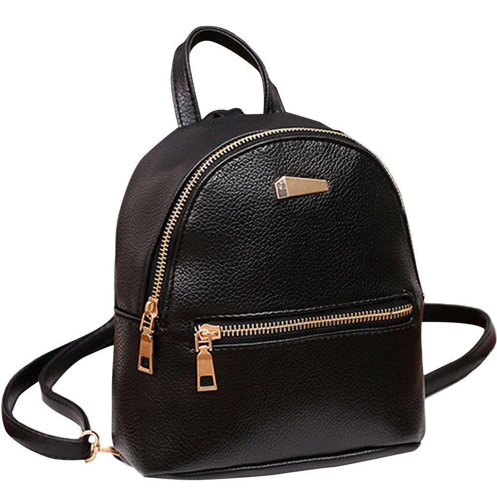 Stylish Women's Leather Travel Backpack - Secure College Satchel Shoulder Bag for School, Commuting & Outdoor Adventures