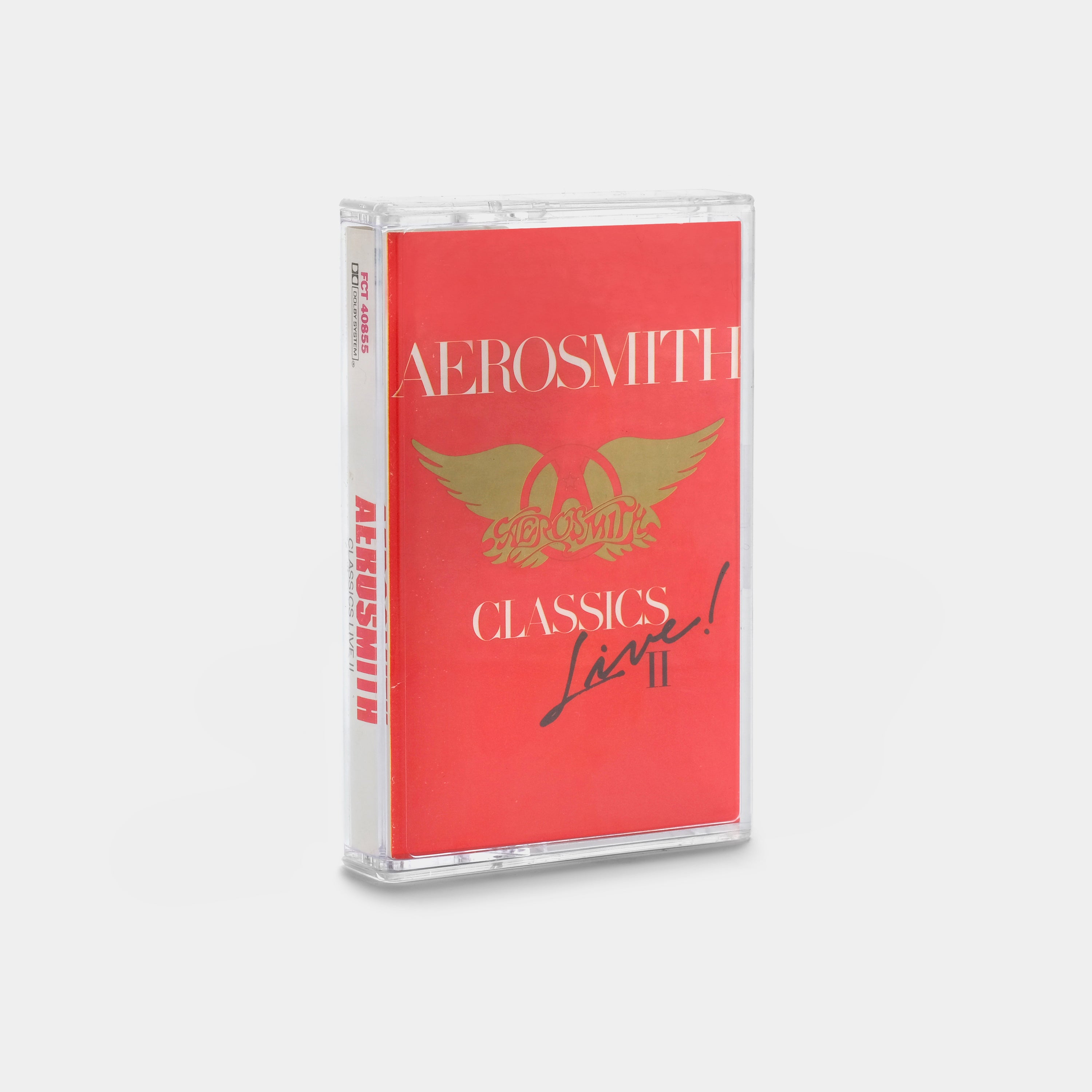 Aerosmith Classics Live! II Cassette Tape - Vintage Music Collectible for 80s Rock Fans & Cassette Enthusiasts - Perfect for Home Stereo, Car Audio & Retro Music Collections