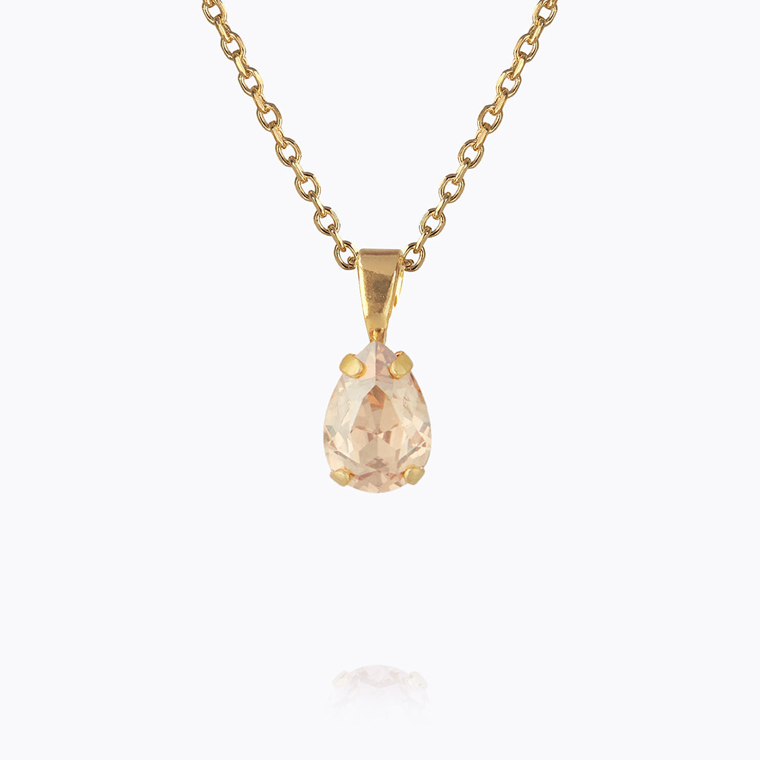 Elegant Petite Drop Necklace in Golden Shadow - Perfect for Everyday Wear & Special Occasions