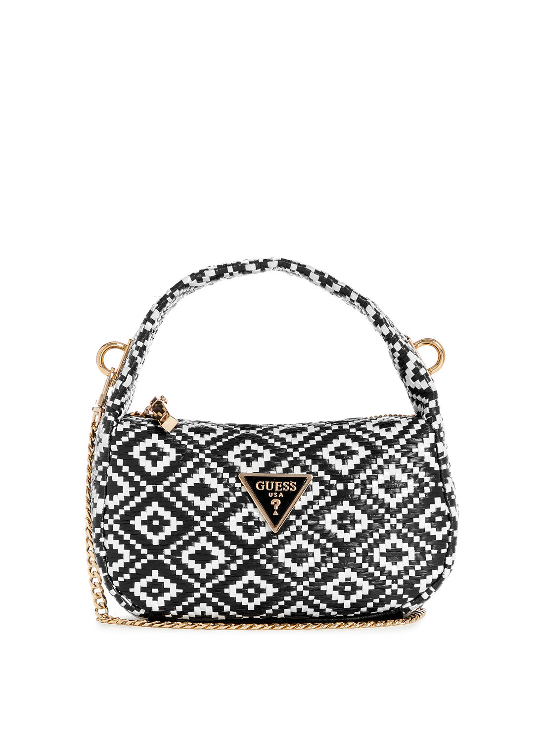 Black Rianee Mini Hobo Raffia Bag - Stylish & Durable Crossbody Purse for Women | Perfect for Beach, Travel & Summer Outfits