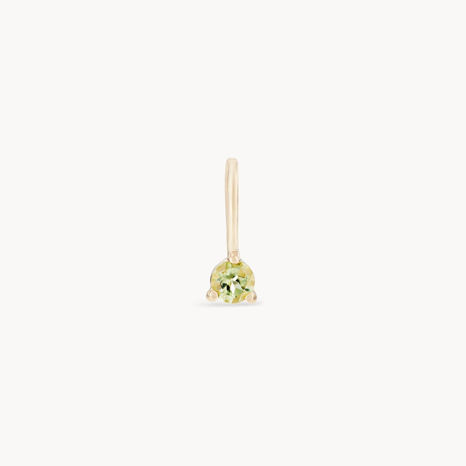 10K Yellow Gold Peridot August Birthstone Charm - Elegant Jewelry Gift for August Birthdays, Anniversaries & Special Occasions | Perfect for Necklaces, Bracelets & Keepsakes